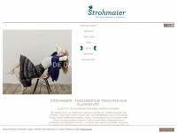 strohmaier-trachten.at Webseite Vorschau