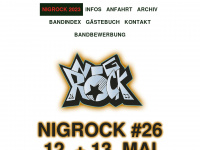nigrock.jimdo.com Webseite Vorschau
