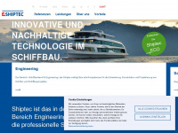 shiptec.ch Webseite Vorschau