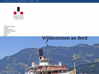 dampfschiff.ch Webseite Vorschau