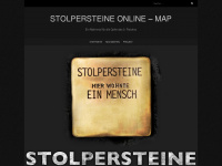 stolpersteine-online.com Webseite Vorschau