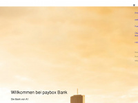 payboxbank.at Webseite Vorschau