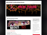 new-rose.de Webseite Vorschau