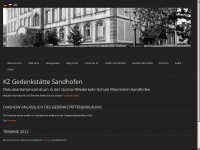 kz-gedenkstaette-sandhofen.de Webseite Vorschau