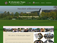 trachtenverein-vagen.de Webseite Vorschau