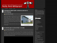 nottsantimilitarism.wordpress.com Webseite Vorschau