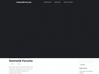 semiotik-forum.de Webseite Vorschau
