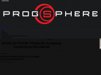 prog-sphere.com Webseite Vorschau