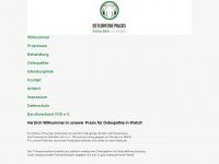 osteopathie-beher.de Webseite Vorschau