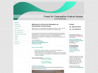 osteopathie-adorjan.de Webseite Vorschau