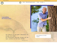 osteopathie-lang.de Webseite Vorschau