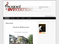 gospel-invitation.de Webseite Vorschau