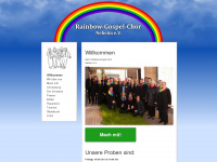 rainbow-gospel.de Webseite Vorschau
