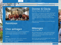 donner-und-gloria.de Webseite Vorschau
