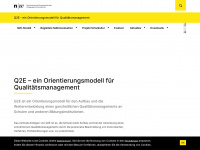 q2e.ch Webseite Vorschau