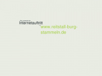 reitstall-burg-stammeln.de Webseite Vorschau