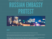 russianembassyprotest.wordpress.com Webseite Vorschau