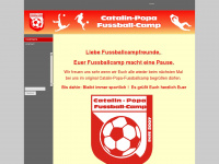 catalin-popa-fussballcamp.de Webseite Vorschau