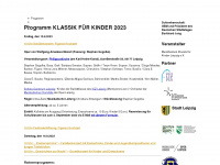 klassik-fuer-kinder-leipzig.de Webseite Vorschau