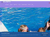 teneriffa-tauchen.com Webseite Vorschau