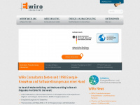 wiro-consultants.com Webseite Vorschau