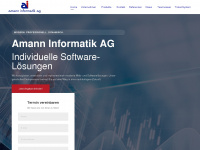 amanninformatik.ch Webseite Vorschau
