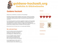 goldene-hochzeit.org Webseite Vorschau
