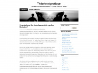 theorieetpratique.wordpress.com Webseite Vorschau