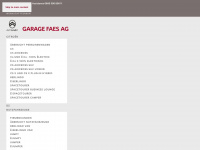 garagefaes.ch Webseite Vorschau