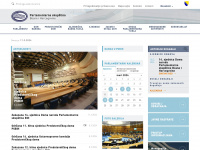 parlament.ba Webseite Vorschau