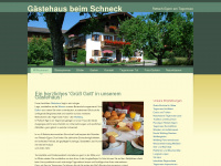 gaestehaus-beim-schneck.de Webseite Vorschau