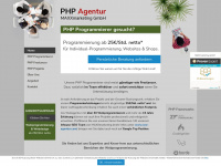 php-programmierer-gesucht.de Webseite Vorschau