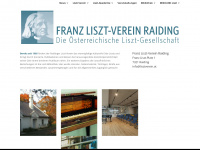 lisztverein.at Webseite Vorschau