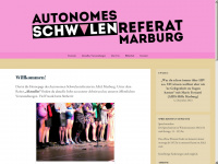 schwulenreferat-marburg.de Webseite Vorschau