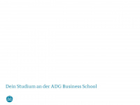 adg-business-school.de Webseite Vorschau