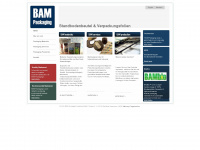 bam-packaging.de Webseite Vorschau