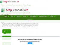 stop-cannabis.ch Webseite Vorschau