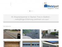 metalport.it Webseite Vorschau