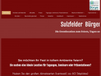 bürgerbahnhof-sulzfeld.de Webseite Vorschau