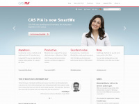 cas-pia.com Webseite Vorschau