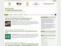 deutscheklimafinanzierung.de Webseite Vorschau