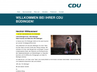 cdu-buedingen.de Webseite Vorschau