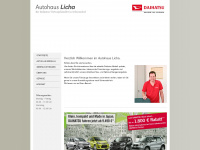 autohaus-licha.de Webseite Vorschau