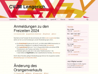 cvjm-lengerich.de Webseite Vorschau