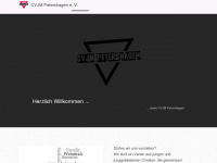 cvjm-petershagen.de Webseite Vorschau