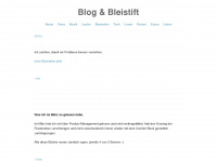 blogbleistift.de Webseite Vorschau