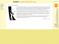 driegeleding.org Webseite Vorschau