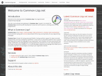 common-lisp.net Webseite Vorschau
