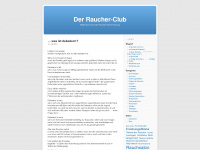 raucherclub.wordpress.com Webseite Vorschau