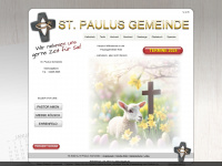 st-paulus-gemeinde.de Webseite Vorschau